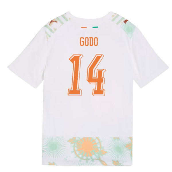 2026-2027 Ivory Coast Away Shirt (Kids) (Godo 14)-SoccerKits Hub | Buy Soccer Jerseys Online